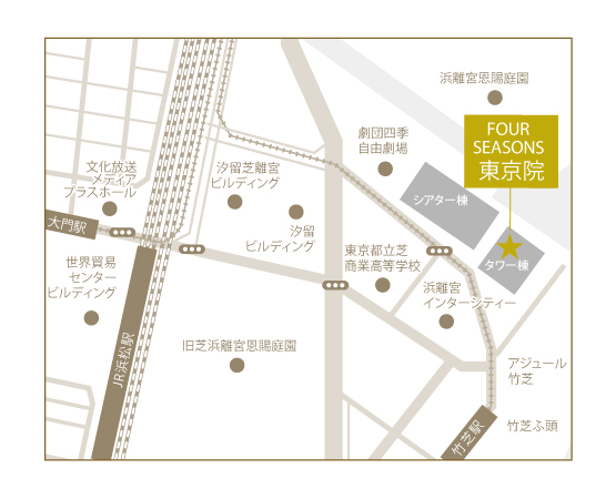 東京院地図