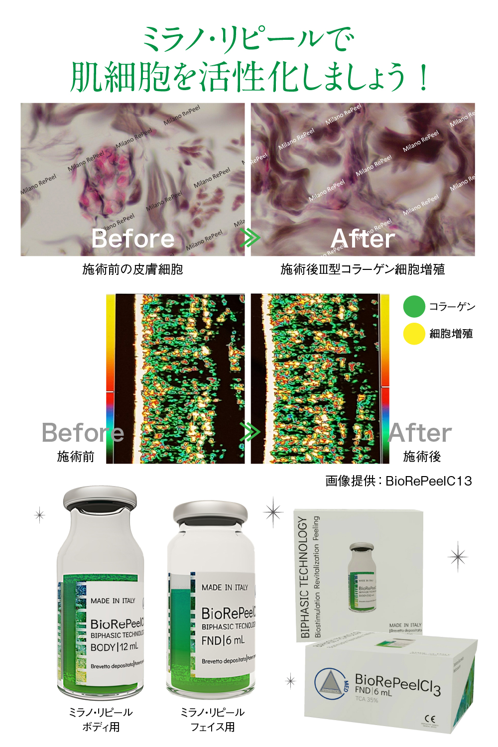 ミラノ・リピールimage画像と細胞活性化の効果