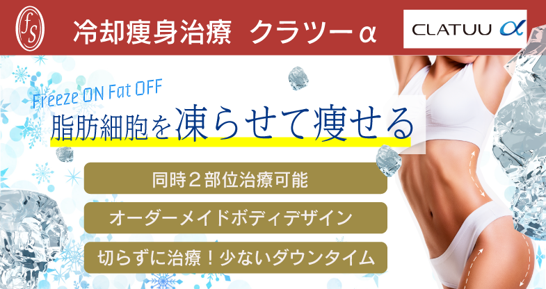 脂肪冷却痩身治療 CLATUU α(クラツーアルファ)