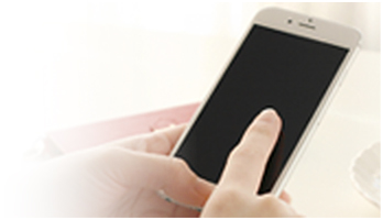 メニュー背景の携帯画像